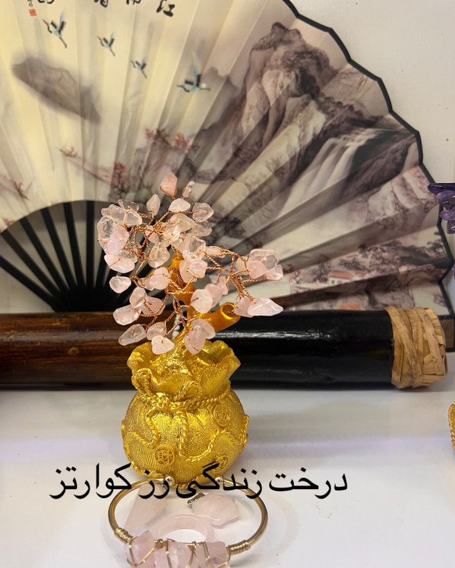 درخت های زندگی با سنگ های اصل طبیعی